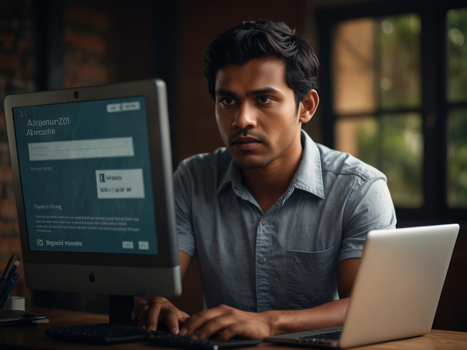 Secure login illustration